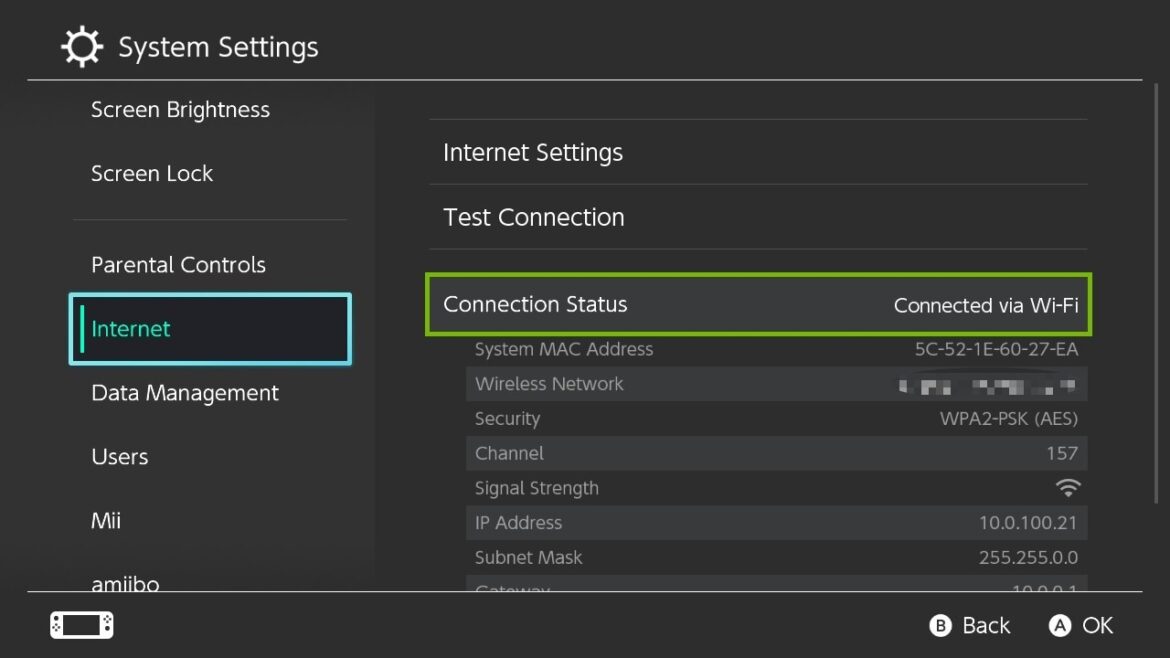 switch wont connect to wifi